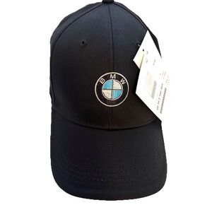 BMW Black Baseball Cap Hat with Iconic Logo